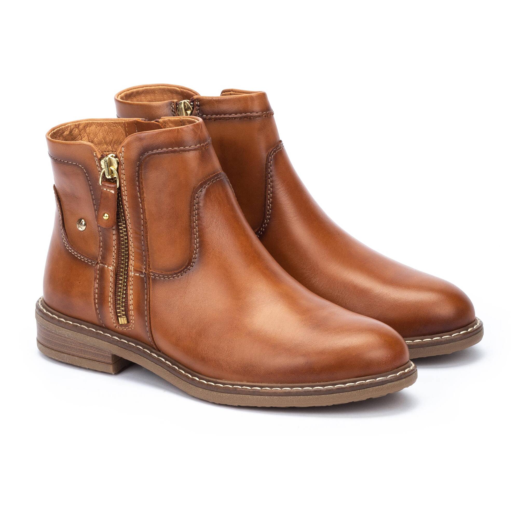 Flat Booties | ALDAYA HAW8J-8747, BRANDY, large image number 20 | null