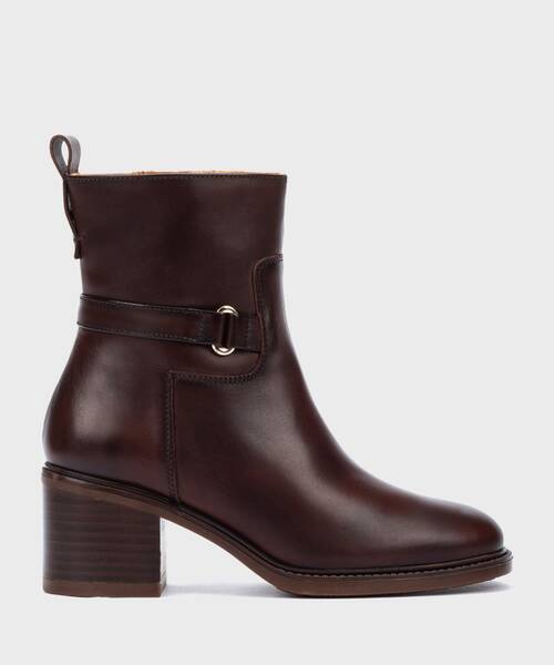 Botines de tacón | HUESCA W8X-8736 | CAOBA | Pikolinos