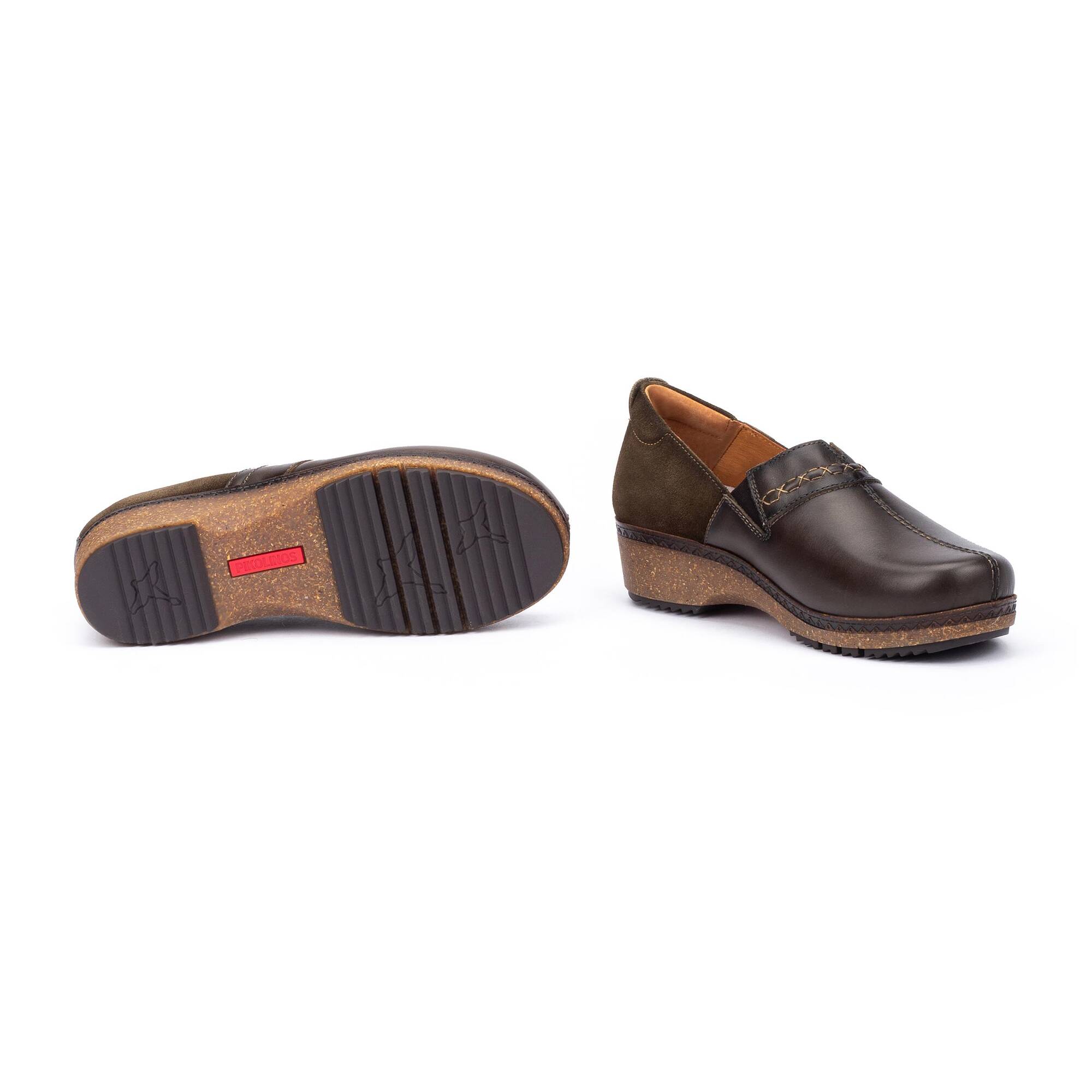 Pikolinos HENARES: Zapatos Planos De Cuero Para Mujer – Comodidad Y Elegancia En Cada Paso (Tacón 3.5cm)