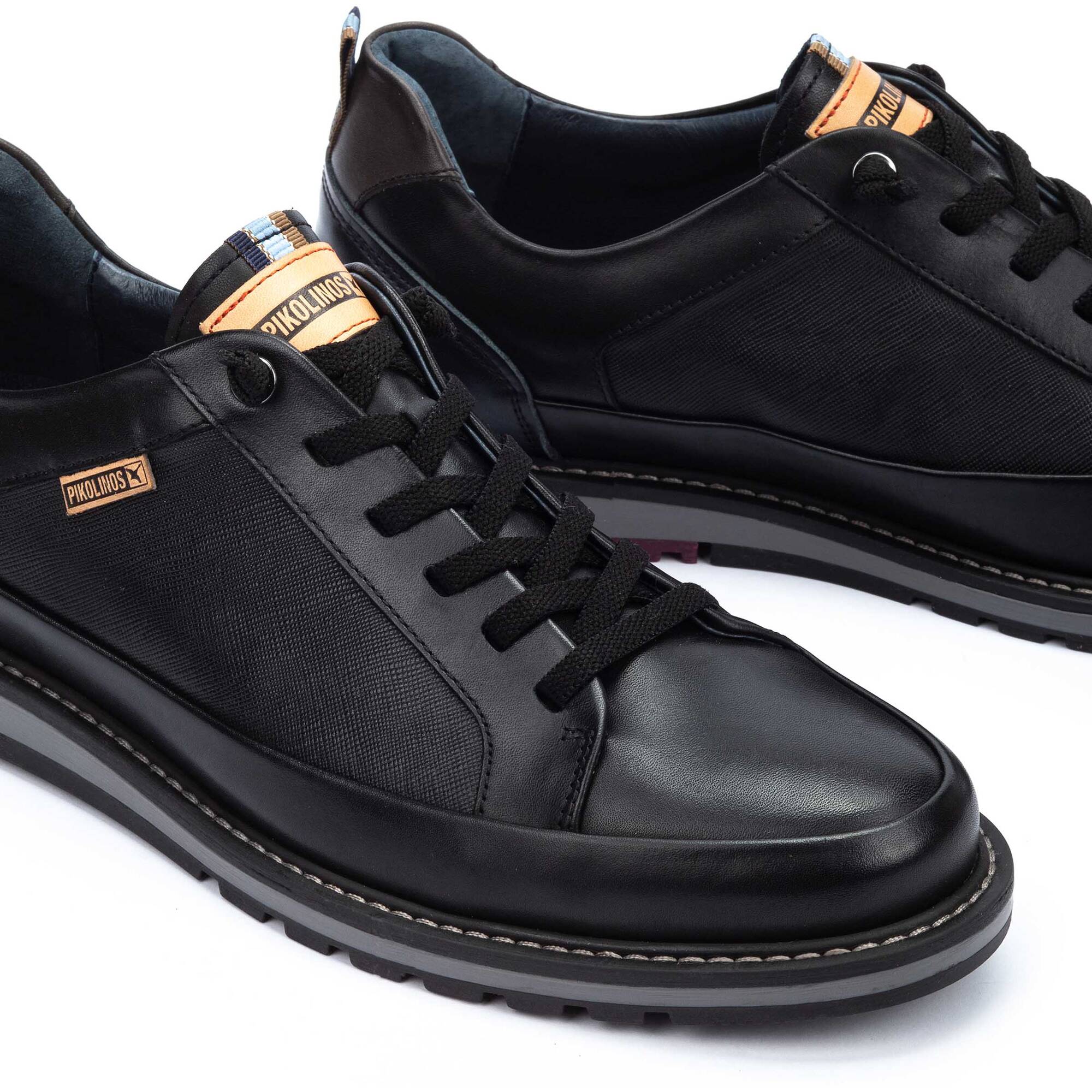 Casual shoes | BERNA M8J-6303C1, BLACK, large image number 60 | null