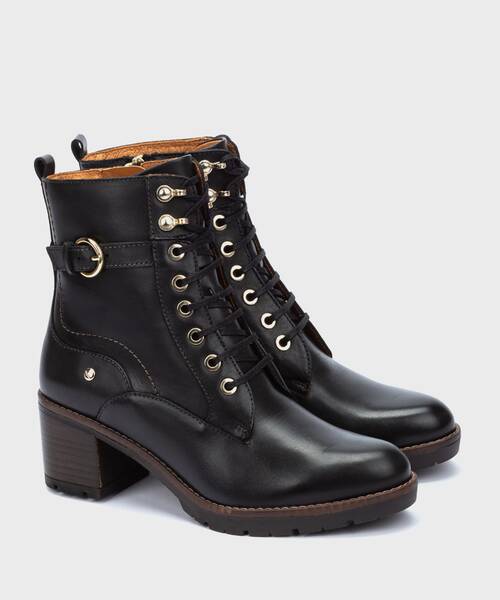 Ankle boots | LLANES W7H-8510 | BLACK | Pikolinos