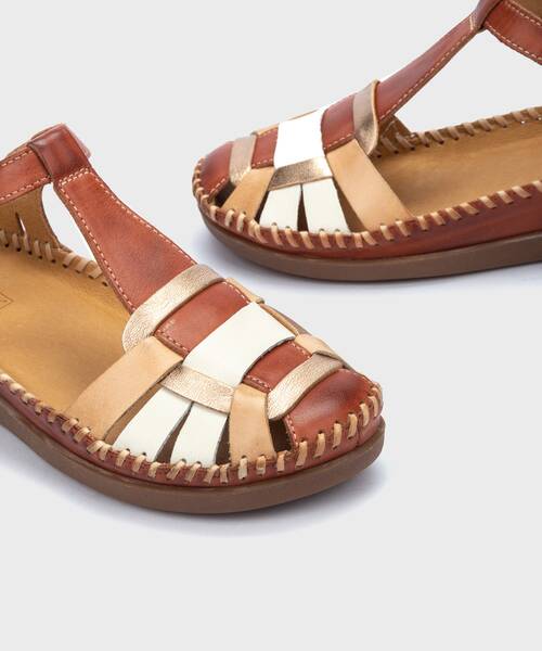 Sandals | CADAQUES W8K-0965C1 | BRICK | Pikolinos