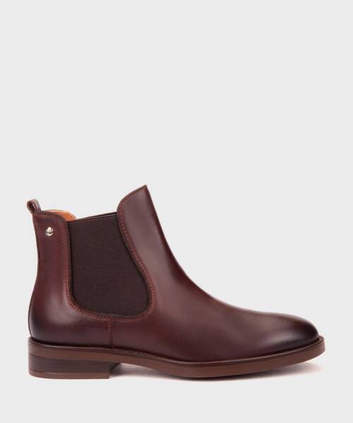 Flat ankle boots | PUERTOLLANO W3C-8594 | CAOBA | Pikolinos