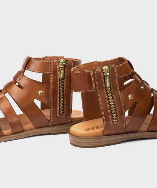 Sandalias planas | FORMENTERA W8Q-0822 | BRANDY | Pikolinos