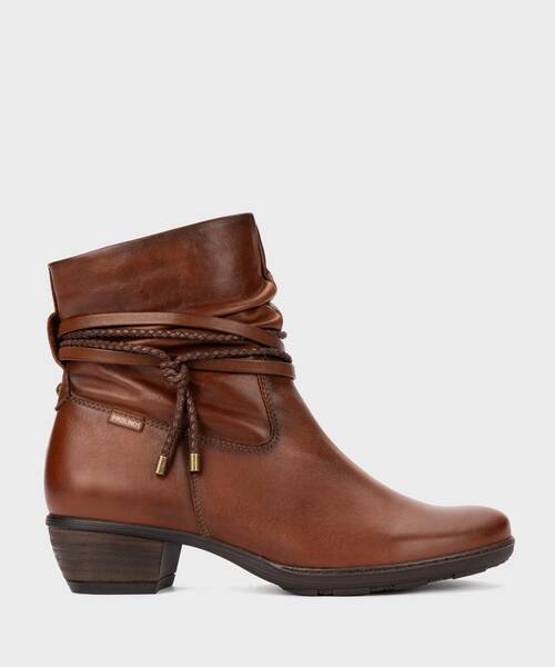 Botines con Tac&oacute;n | UTIEL W7P-8500 | CUERO | Pikolinos