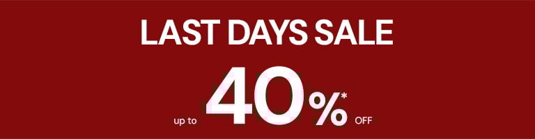 Sales up to 40% off