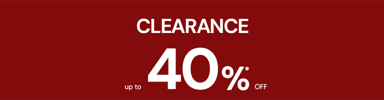 Sales up to 40% off