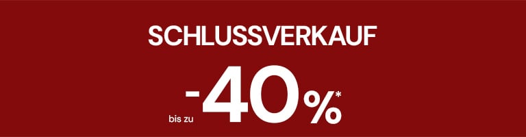 Sales up to 40% off