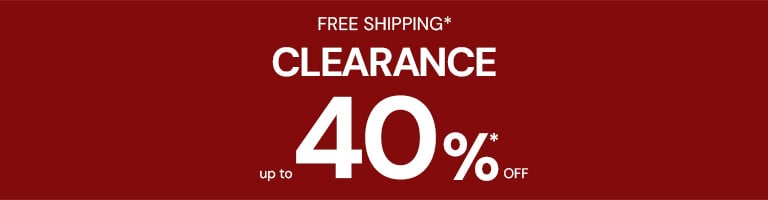 Clearance up to 40% off