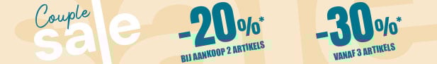 COUPLE SALE: 20% off if you buy 2 items and 30% off 3 or more items.*
