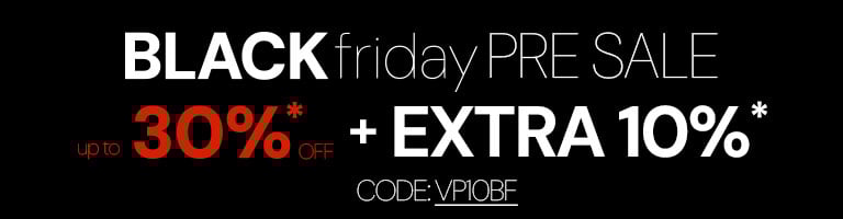 Black Friday up to -30% off + 10% extra