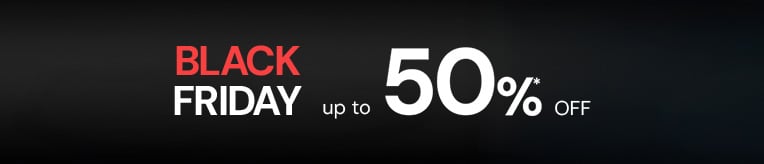 Blackfriday up to 50%* off