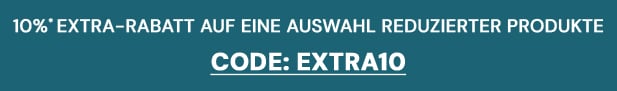 EXTRA 10%* off. Code: EXTRA10