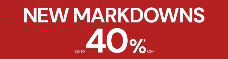 New Markdowns up to 40%* off