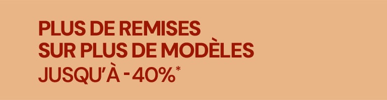 Sales up to 40% off