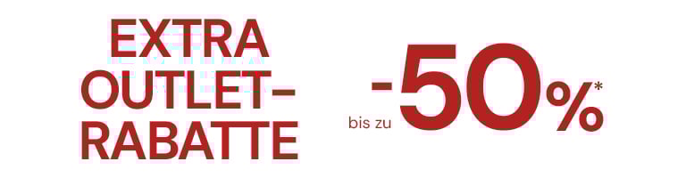 Outlet Extra Savings up to 50%* off