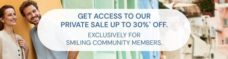 Get access to our private sale up to 30%* off