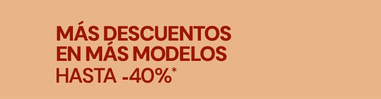 Rebajas hasta el 40% dto