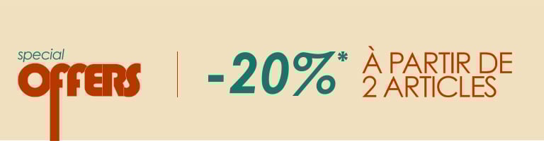 -20%* on 2 or more items