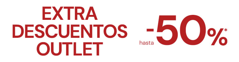 Extra descuentos outlet -50%*