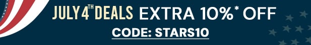 4th July 10% extra off. CODE STARS10