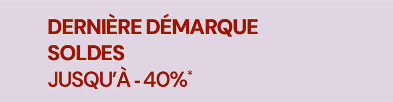 Sales up to 40% off