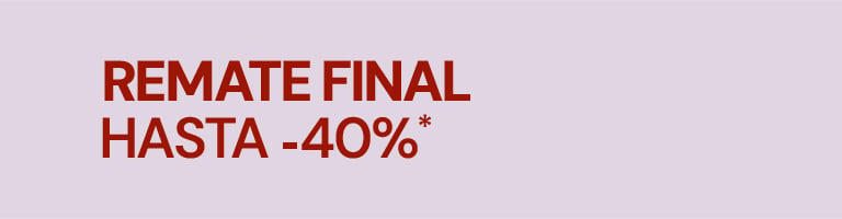 Rebajas hasta el 40% dto