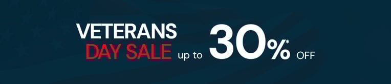Veterans Day Sale up to -30%* off